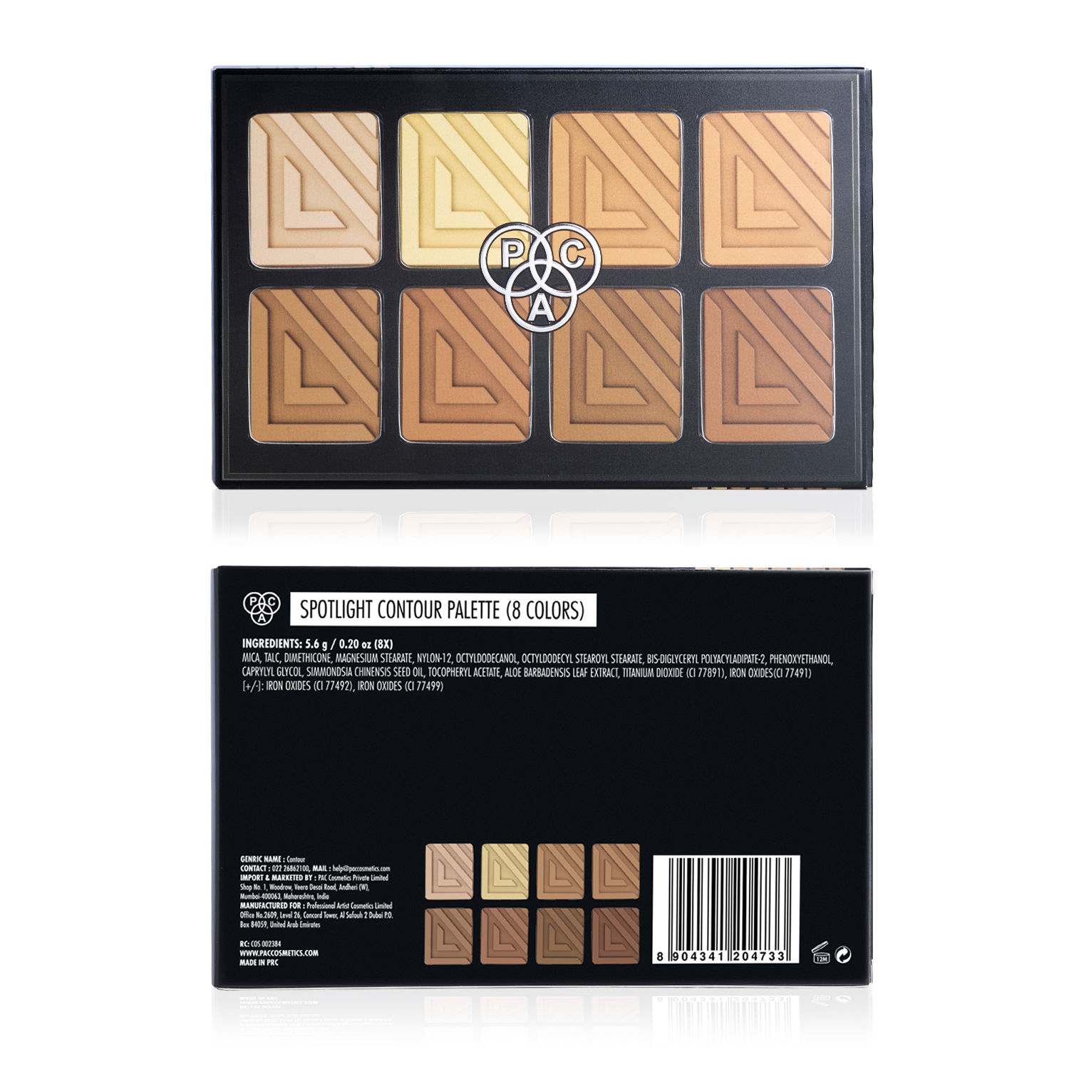 PAC Spotlight Contour Palette X8 PAC Spotlight Contour Palette X8