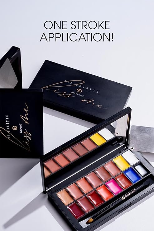 Europe Girl Kiss Me Lip Platte new pack Europe Girl Kiss Me Lip Palette-54g