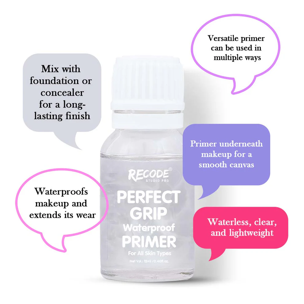 Recode Perfect Grip Primer- Recode Perfect Grip Primer- 12ml