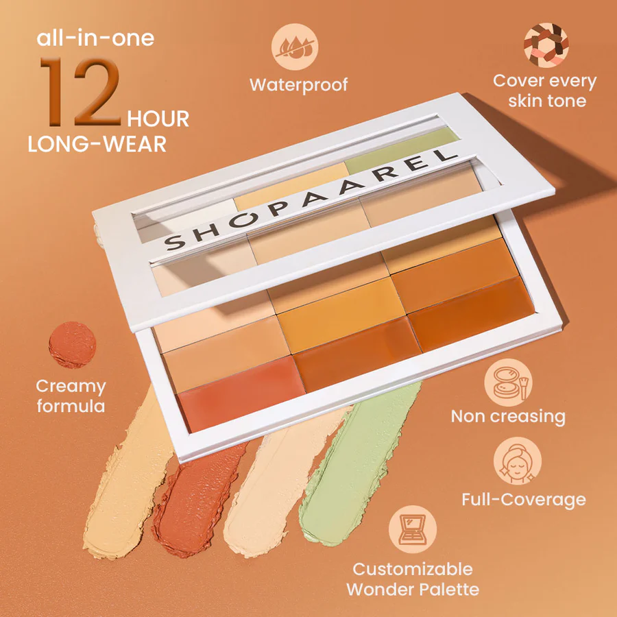 SHOPAAREL Z Palette SHOPAAREL Z Palette 15 Colors Concealer Palette