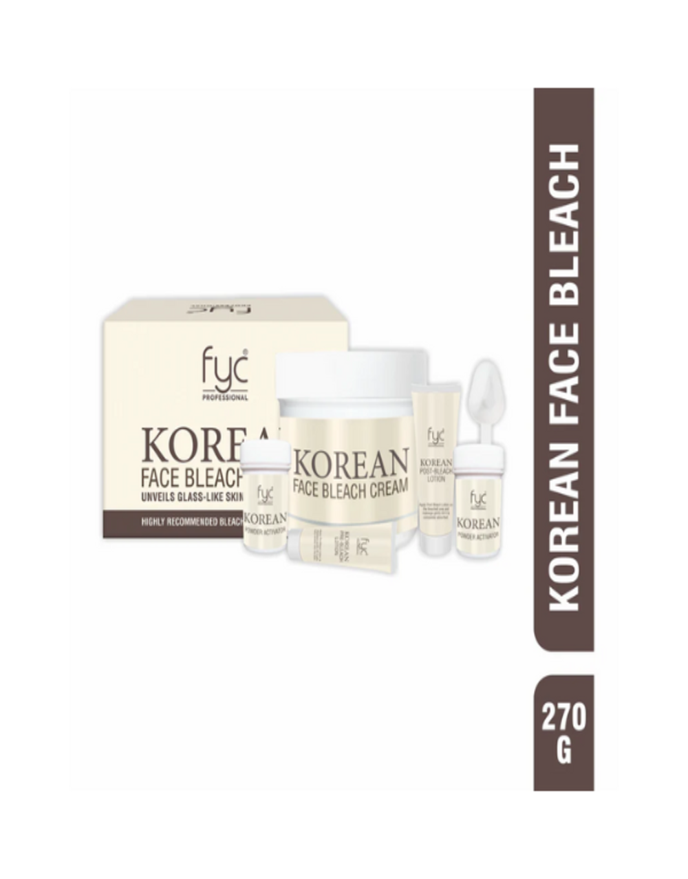 White Sugar Beauty World (91) (1) FYC Korean Glass Skin Face Bleach Cream – 270g