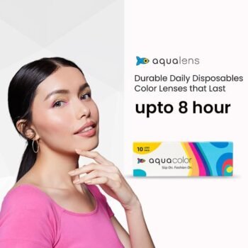 Aquacolor Disposable Colored Lenses with 0 Power