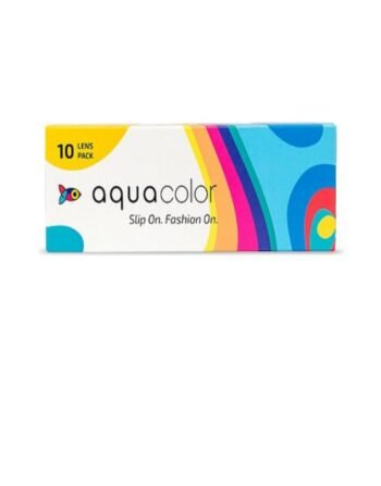 Aquacolor Disposable Colored 10 Eye Lenses - Dusky Brown