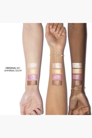 The multi-use Dior Backstage Glow Maximizer Palette enhances the face, eyes and décolleté with even more finishes