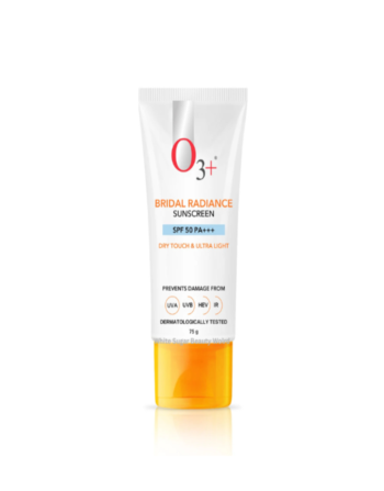 O3+ Bridal Radiance Sunscreen SPF 50 PA +++ | 75ml