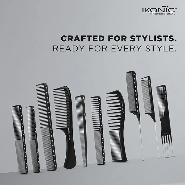 Ikonic Professional Hair Dressing Comb Set