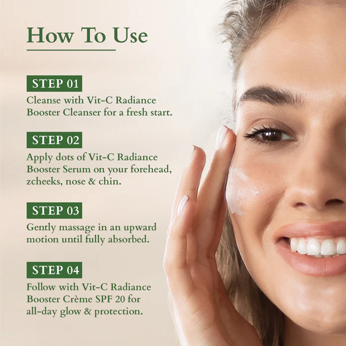 Lotus Organics+ Vitamin-C Radiance Booster Serum4