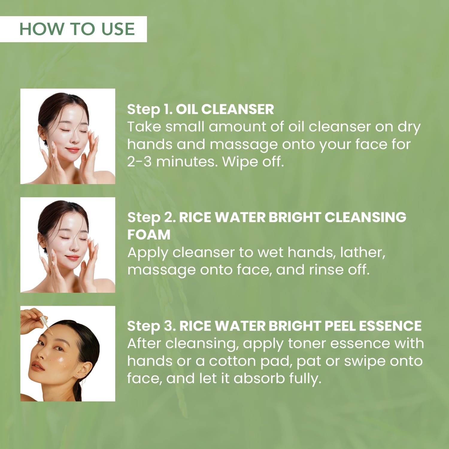 O3+ Mijoo Korea Glass Glow Facial Kit with Rice Water & Probiotics 4