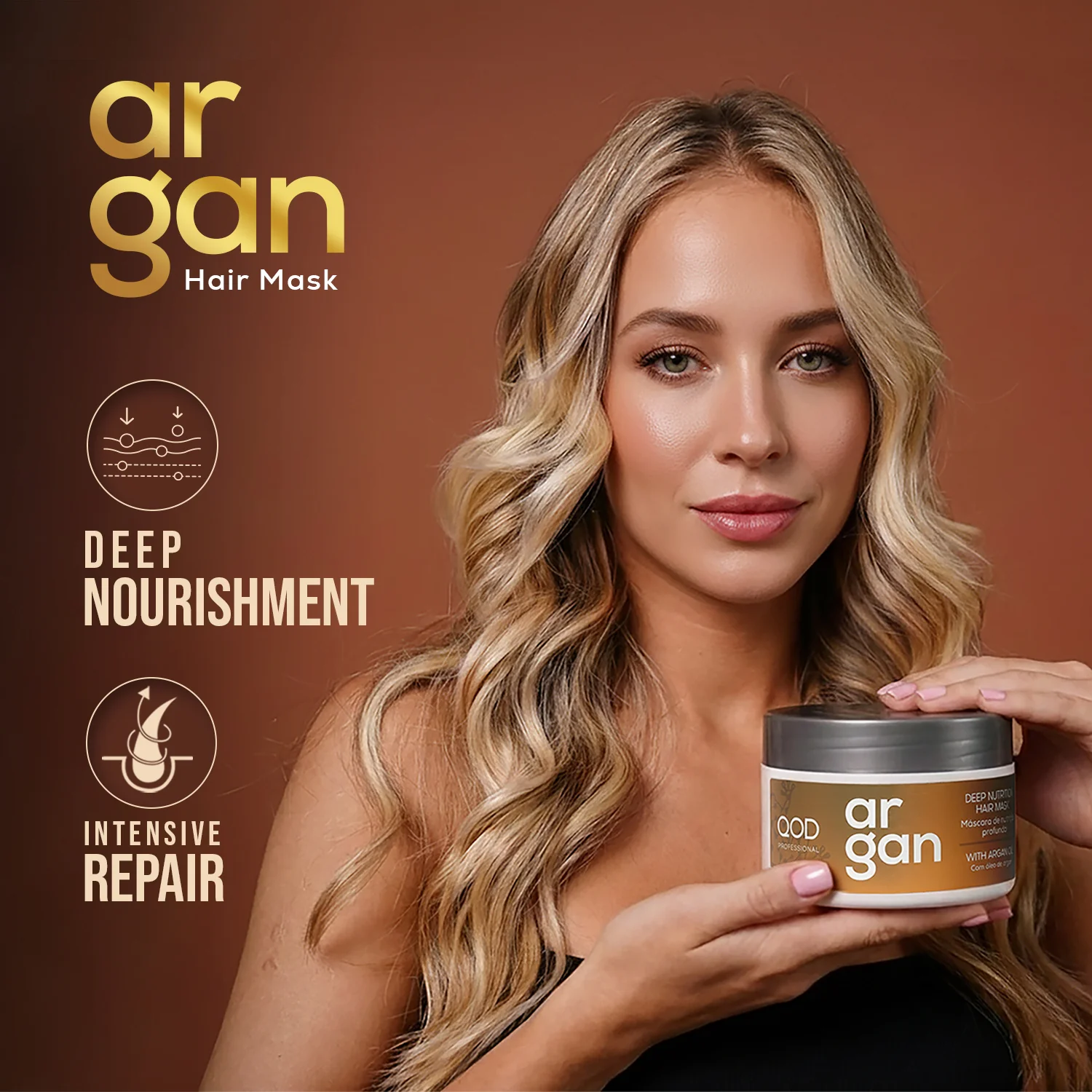 QOD Pro Argan Hair Mask 300 ml1