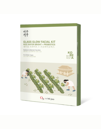 O3+ Mijoo Korea Glass Glow Facial Kit with Rice Water & Probiotics