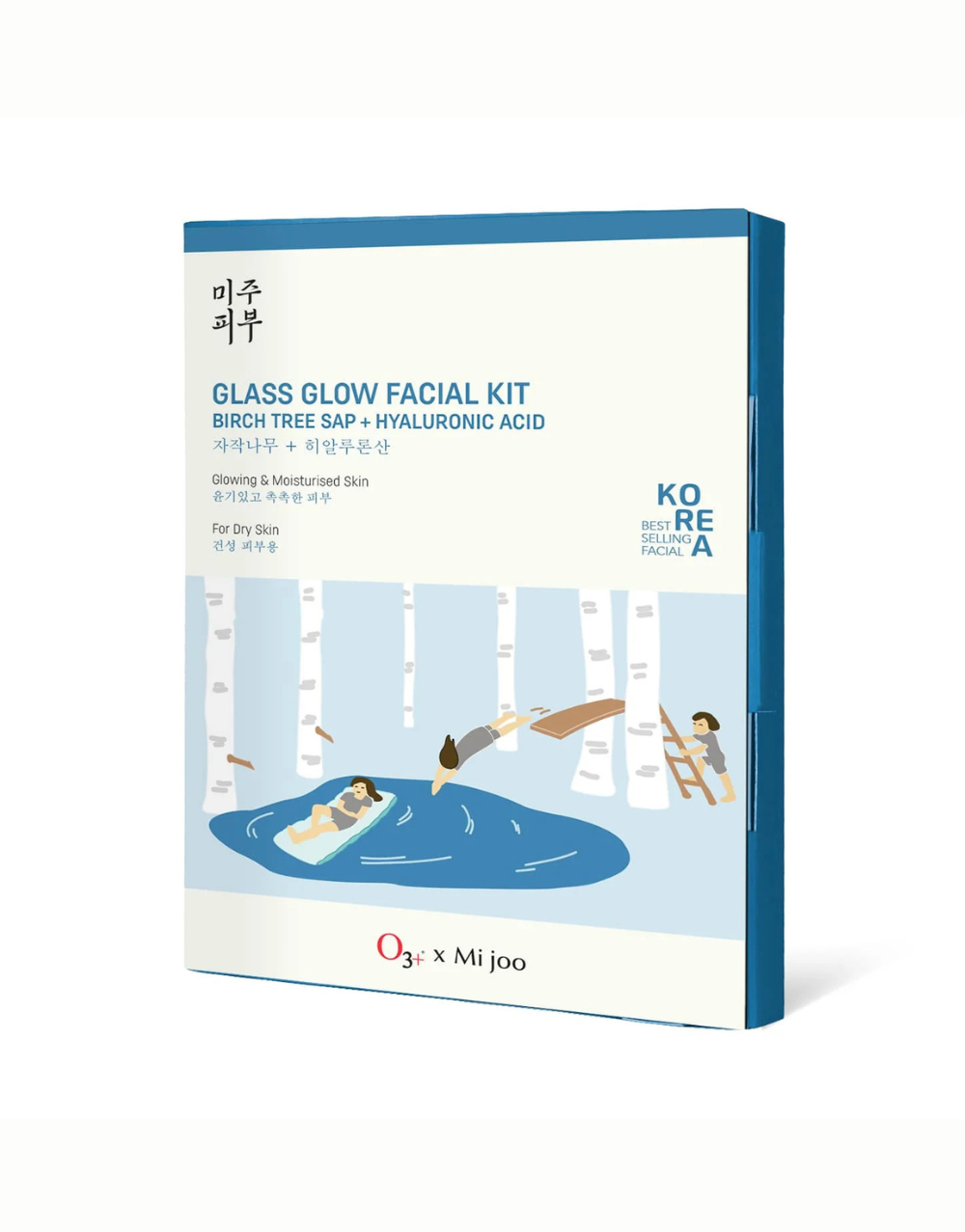White Sugar Beauty World - 2026-03-29T182045.776 O3+ Mijoo Korea Glass Glow Facial Kit with Birch Tree Sap & Hyaluronic Acid