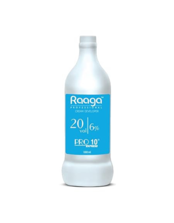 Raaga Professional Pro 10 Express 6% Cream Developer, 20 Vol,1000 ml