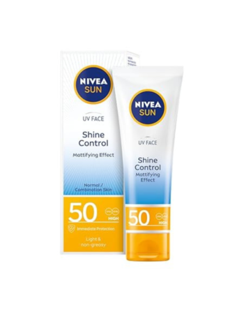 NIVEA Sun UV Face Shine Control SPF 50 Sunscreen Cream 50ml
