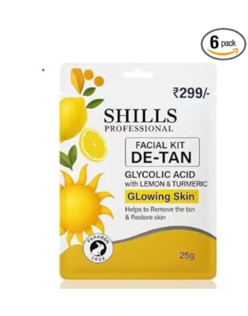 Shills Professional De-Tan Facial Kit 6 Step
