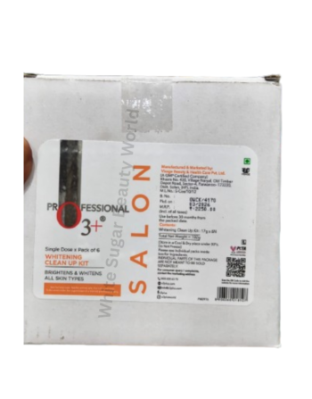 O3+ Salon Whitening Cleanup Kit- Pack of 6