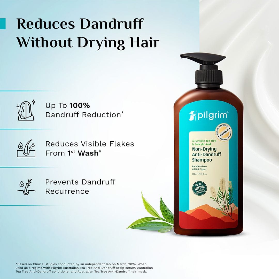 2.ReducesDandruffWithoutDryingHair