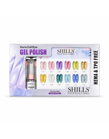 Shills Aura Cat Eye Gel Polish Set – 12 Shades