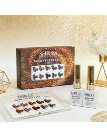 Shills Professional Brown Cat Eye Gel Polish Set