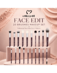 Makezmia Face Edit 20 Brushes Makeup Brush Set
