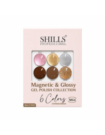 SHILLS Professional Magnetic & Glossy Cat Eye Gel Polish Collection–6 Colors