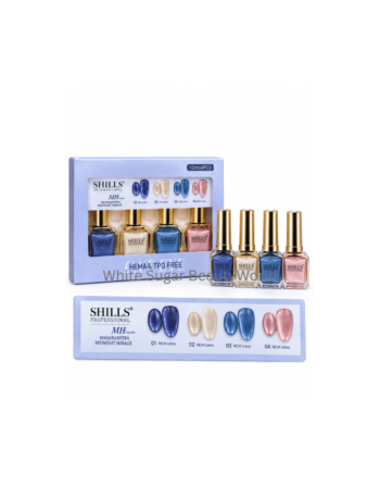 Shills Professional Maharashtra Midnight Mirage Cat Eye Gel Polish–4 Colors