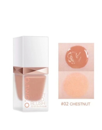 O.TWO.O Velvet Liquid Blush 15g-Chestnut
